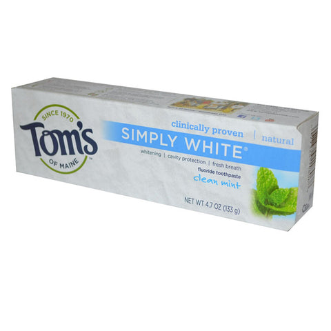 Toms Of Maine Clean Mint Simply White Toothpaste