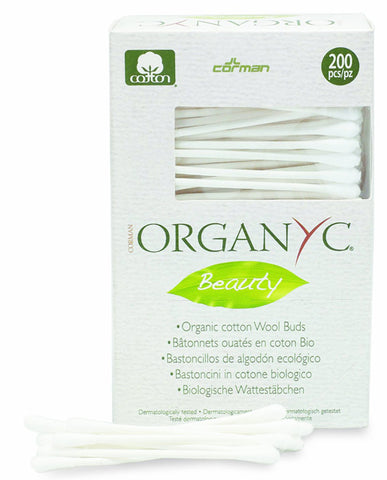 ORGANYC - Organic Cotton Wool Buds - 200 Swabs