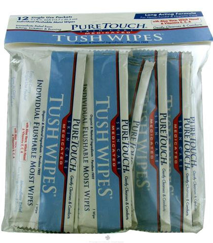 Puretouch Skin Care - Pure Touch Tush Wipes Med Single (12pk) ( Multi-Pack)