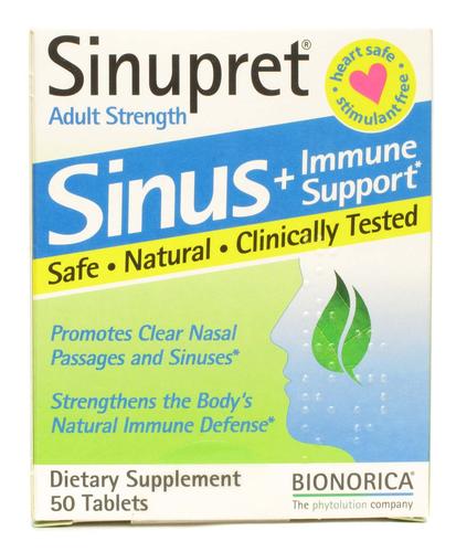 Sinupret - Bionorica -  - Sinus Amd Immune Support, 50 Tablets
