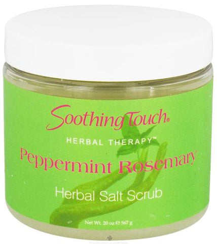Soothing Touch -  Peppermint Rosemary Salt Scrub 20 Oz.