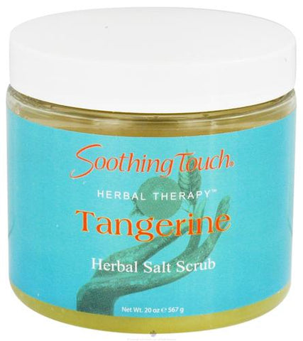 Soothing Touch -  Herbal Salt Scrub, Tangerine - 20 Oz, Pack Of 2