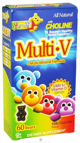 Yumv's - Multi V'S +Mineral Formula With Vitamin D, Chocolate 60 Count ( Multi-Pack)