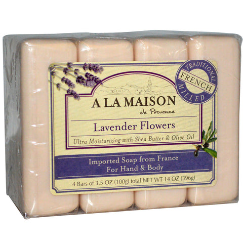 A LA MAISON - Lavender Flowers Bar Soap Value Pack