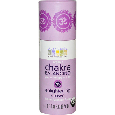 AURA CACIA - Organic Chakra Balancing Roll-On, Enlightening Crown