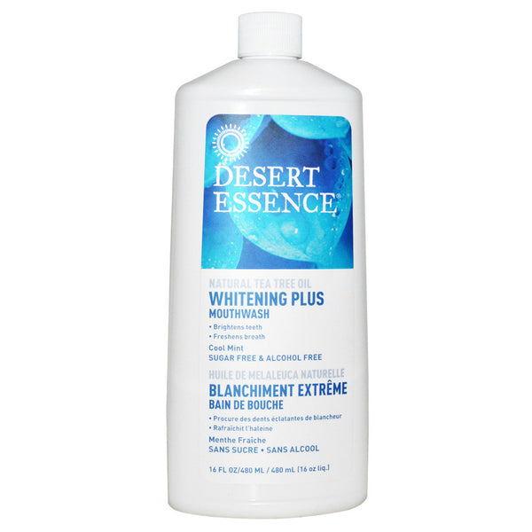 DESERT ESSENCE - Whitening Plus Mouthwash Cool Mint