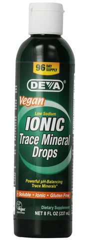 Deva Nutrition - Vegan Ionic Trace Minerals Liquid
