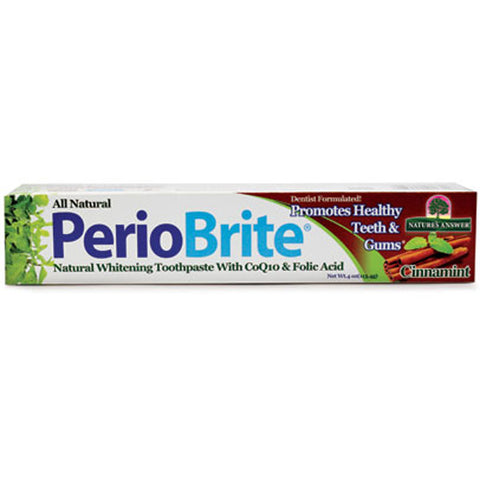 Nature's Answer - PerioBrite Natural Toothpaste Cinnamint Flavor