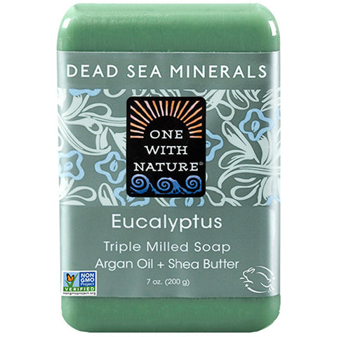 ONE WITH NATURE - Dead Sea Mineral Eucalyptus Bar Soap