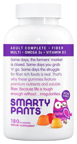 SmartyPants - All-in-One Fiber Gummies for Weight Management - 180 Gummies
