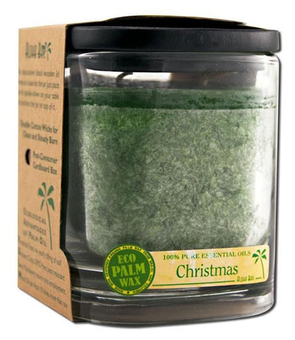 ALOHA BAY - Eco Palm Wax Candle Christmas Green