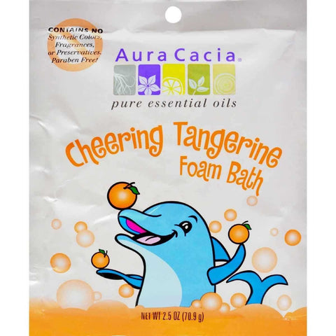 AURA CACIA - Cheering Tangerine & Sweet Orange Foam Bath for Kids