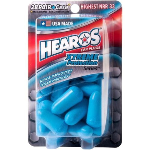 HEAROS - Ear Plugs Xtreme Protection - 14 Pairs