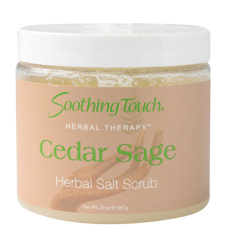 SOOTHING TOUCH - Cedar Sage Herbal Salt Scrub