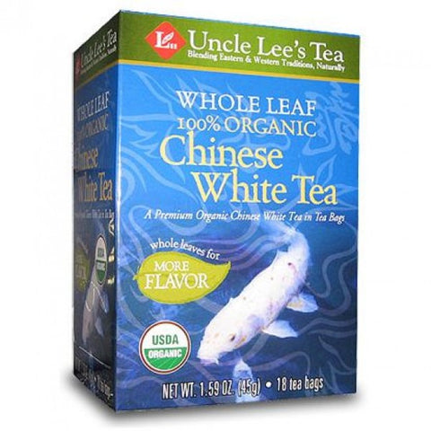 UNCLE LEE'S TEA - Whole Leaf Organic White Tea