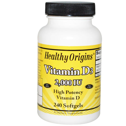 HEALTHY ORIGINS - Vitamin D3 2000 IU