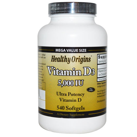 HEALTHY ORIGINS - Vitamin D3 5,000 IU