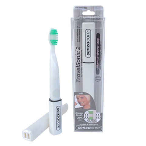 SENZACARE - TravelSonic2 Toothbrush White
