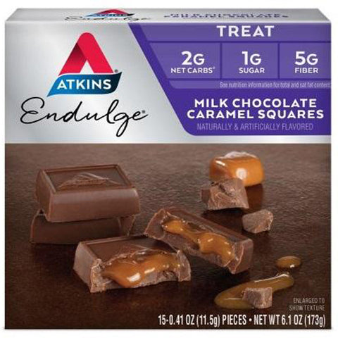 ATKINS - Endulge Milk Chocolate Caramel Squares