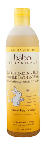 BABO BOTANICALS - Moisturizing Baby Shampoo & Wash Oatmilk Calendula