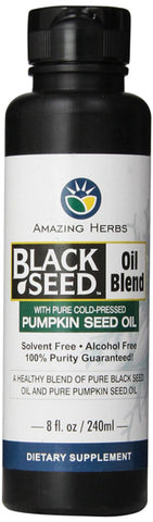 AMAZING HERBS - Black Seed & Pumpkin Seed Oil