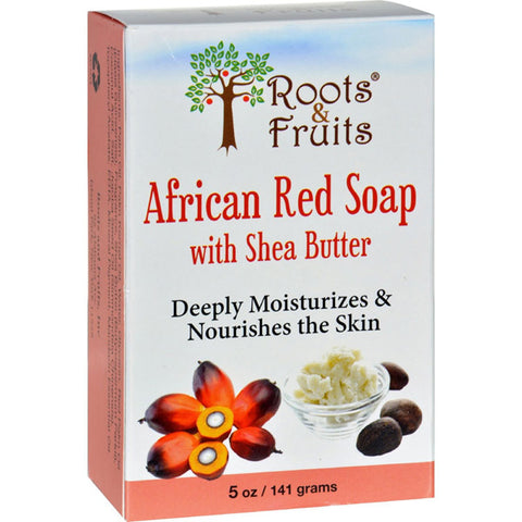 ROOTS AND FRUITS - African Red Bar Soap with Shea Butter