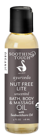 SOOTHING TOUCH - Organic Nut Free Lite Bath & Body Oil