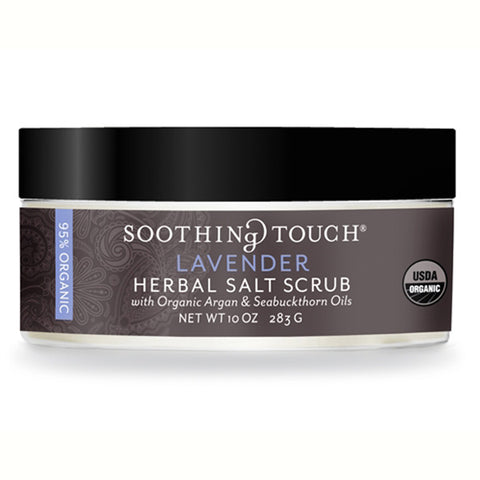 SOOTHING TOUCH - Organic Lavender Herbal Salt Scrub