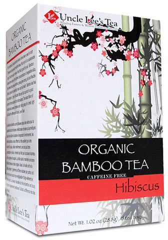 UNCLE LEE'S TEA  - Organic Bamboo Tea Hibiscus