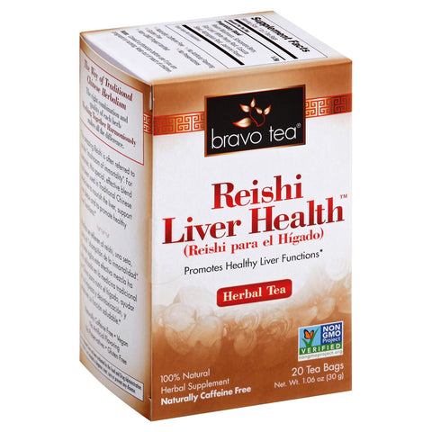 BRAVO TEAS - Reishi Liver Health Herbal Tea