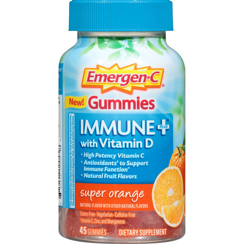EMERGEN-C - Gummies with 500 mg Vitamin C Super Orange Flavor