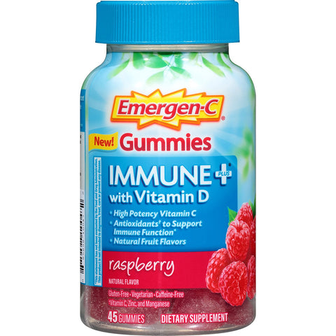 EMERGEN-C - Gummies with 500 mg Vitamin C Raspberry Flavor