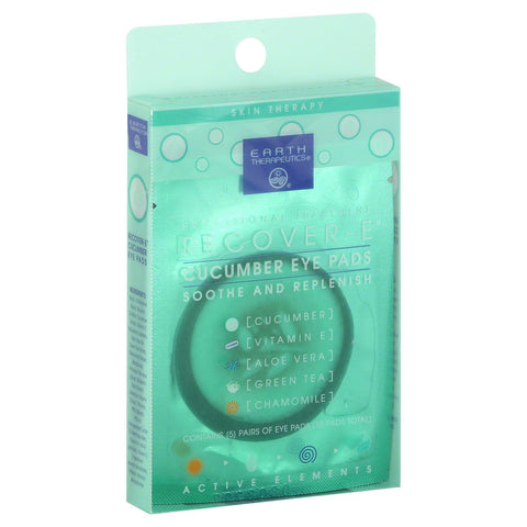EARTH THERAPEUTICS - Recover-E Skin Therapy Cucumber Eye Pads