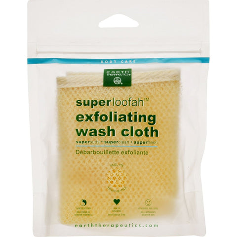EARTH THERAPEUTICS - Super Loofah Exfoliating Wash Cloth