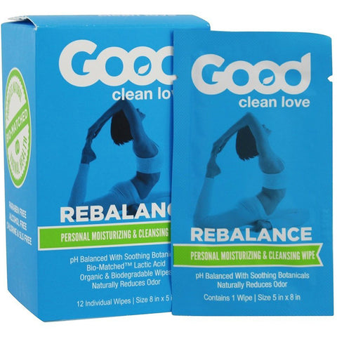 GOOD CLEAN LOVE - Rebalance Personal Moisturizing & Cleansing Wipes