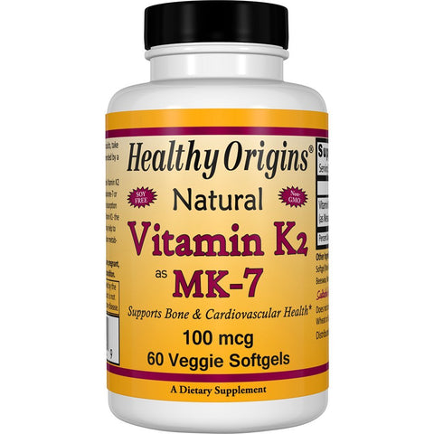 HEALTHY ORIGINS - Natural Vitamin K2 as MK-7 100 mcg