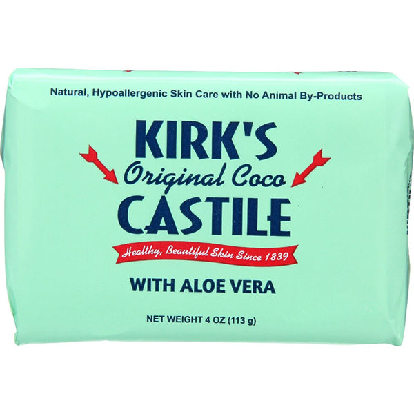 KIRKS - Original Coco Castile Bar Soap with Aloe Vera