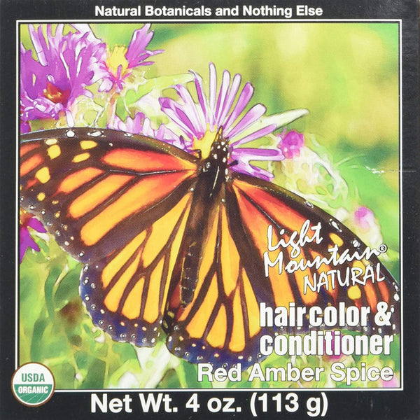 LIGHT MOUNTAIN - Hair Color and Conditioner Red Amber Spice
