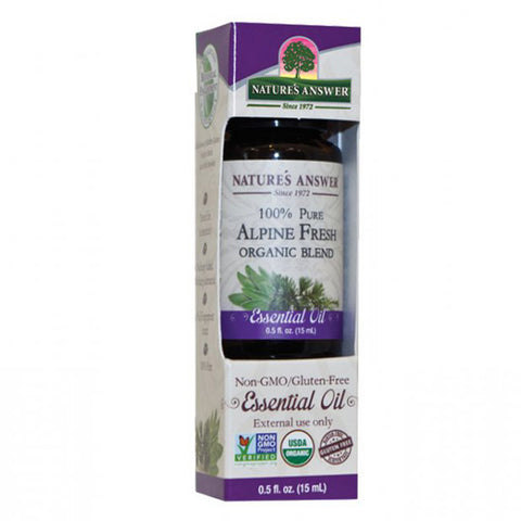 NATURE'S ANSWER - Organic Essential Oil, 100% Pure Alpine Fresh