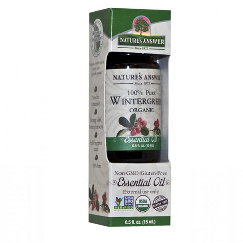 NATURE'S ANSWER - Organic Essential Oil, 100% Pure Wintergreen