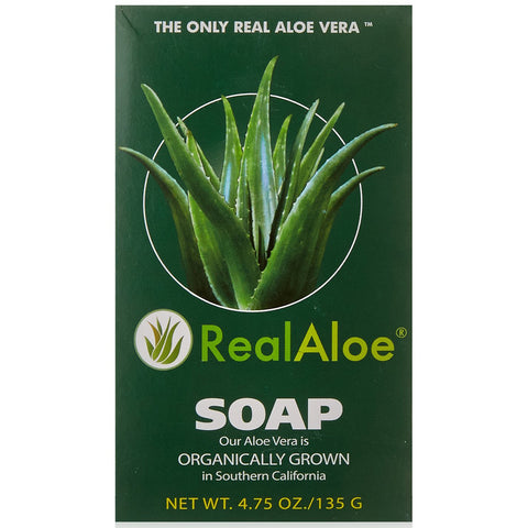 REAL ALOE - Organically Grown Aloe Vera Bar Soap