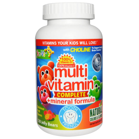 YUM V'S - Multi Vitamin Complete + Mineral Formula, Fruit Flavors