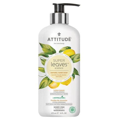 ATTITUDE - Natural Hand Soap Lemon Leaves