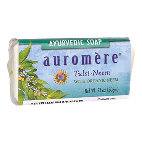 AUROMERE - Travel Size Ayurvedic Soap Tulsi-Neem