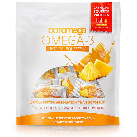 COROMEGA - Omega-3 Tropical Squeeze + D