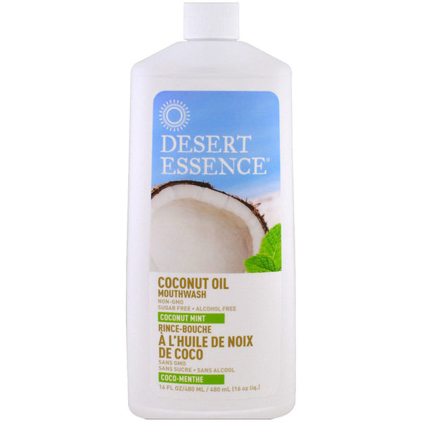 DESERT ESSENCE - Coconut Oil Mouthwash, Coconut Mint