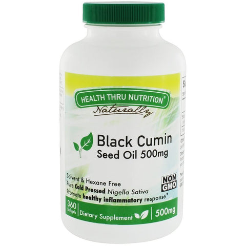 HEALTH THRU NUTRITION - Black Cumin Seed Oil 500mg
