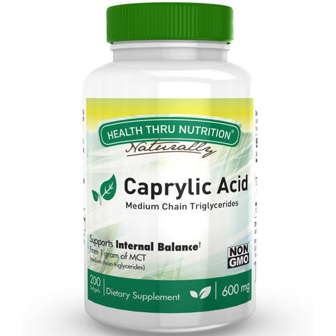 HEALTH THRU NUTRITION - Caprylic Acid 600 mg