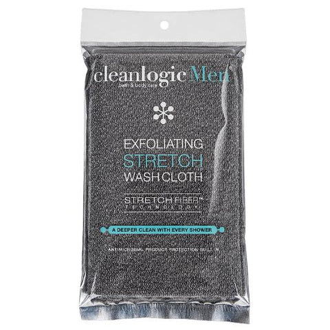 CLEANLOGIC - Men's Exfoliating Stretch Wash Cloth
