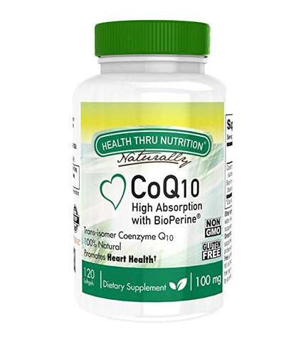 HEALTH THRU NUTRITION - CoQ10 With Bioperine 100mg